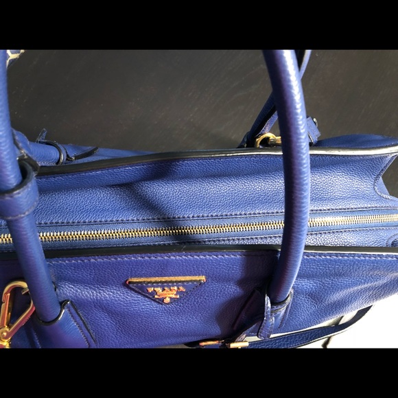 PRADA Vitello Grain Leather Two-Way Tote Bag - Picture 3 of 8